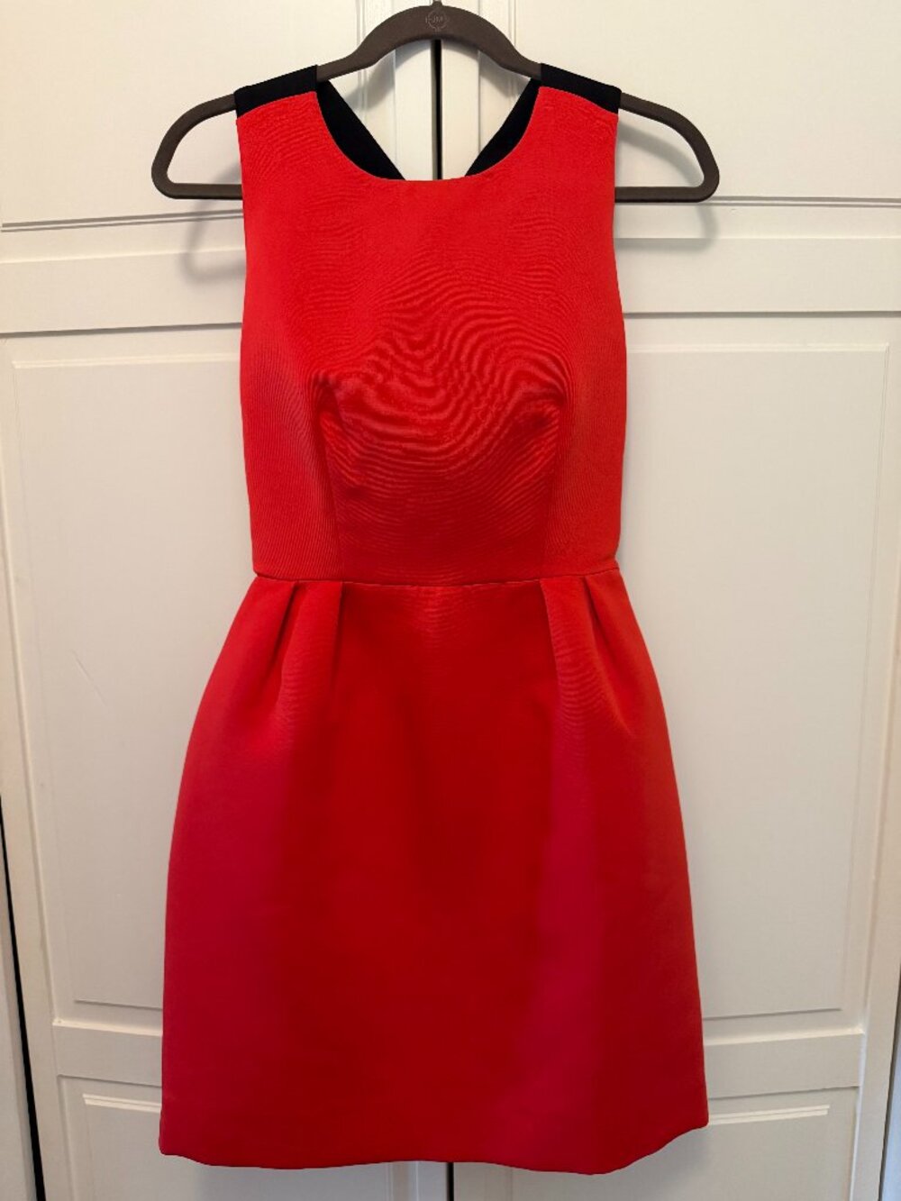 NWT Kate Spade New York Red Cocktail Dress with Black Bow